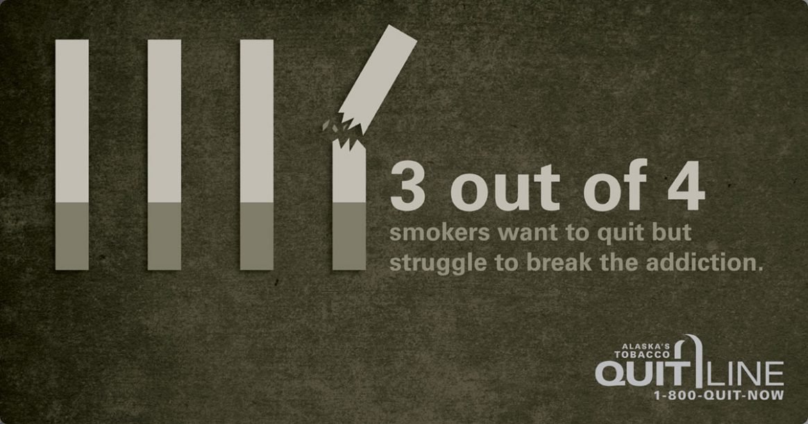 3 out of 4 smokers want to quit but struggle to break the addiction.