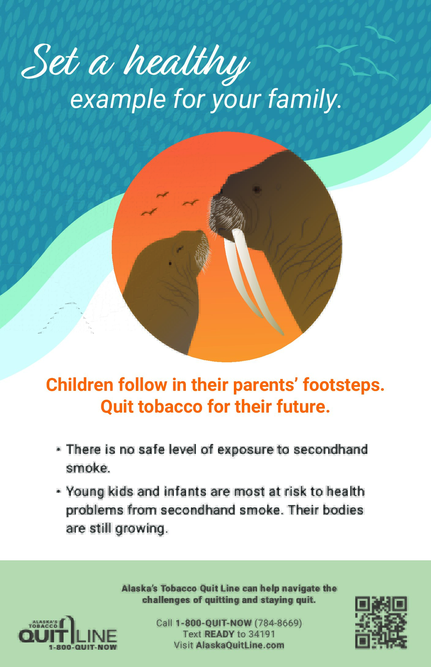 Set a healthy example for your family.