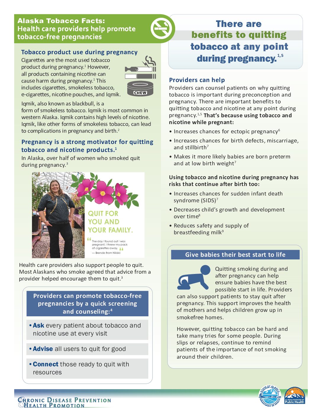 AK Tobacco Facts: Tobacco and Pregnancy