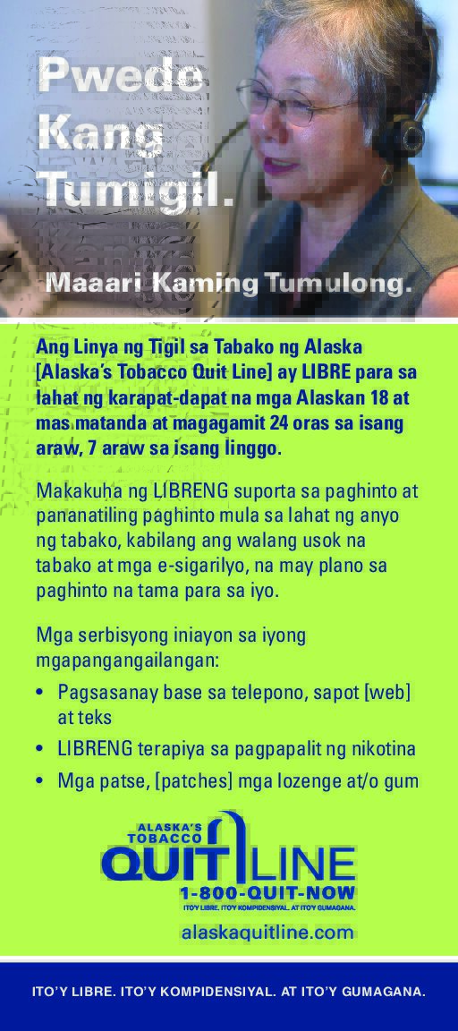 You Can Quit. We Can Help. – Tagalog